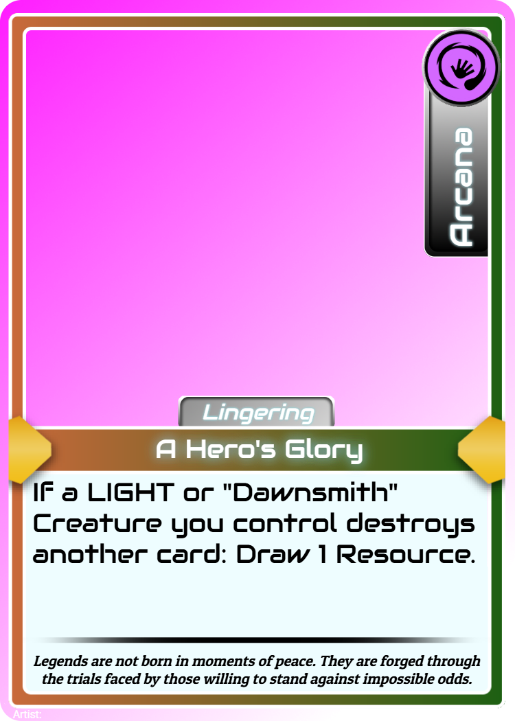A Hero's Glory