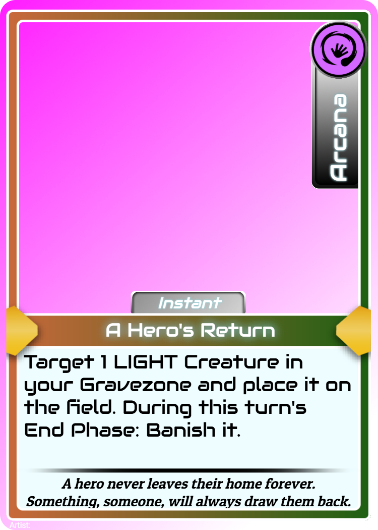 A Hero's Return